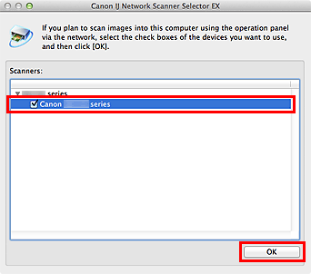 figura: Schermata Scans. da impost. pannello dei comandi